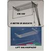 TOP SHOP ITALIA 2011 STENDINO LIFT 100 OFFERTA STENDIBIANCHERIA SOFFITTO PARETE ACCIAIO SALVASPAZIO