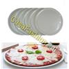 MADE IN ITALY SET 6 PEZZI PIATTO PIZZA BIANCO PORCELLANA DM. 33 PIZZERIA CASA MADE IN ITALY