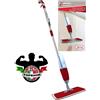 KASAVIVA SCOPA SPRAY MOP LAVAPAVIMENTI PANNO IN MICROFIBRA VASCHETTA DETERGENTE MCNS