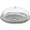 GUZZINI SET TORTIERA TIFFANY GRIGIO COPRITORTA DM.36X14H CAKE MADE IN ITALY