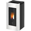 Cadel Stufa pellet 10.5Kw Bianco 5 stelle Cadel PRINCE Plus 11