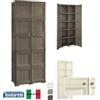 TONTARELLI MOBILE ARMADIO TONTARELLI 2 ANTE CM79X43XH203 WENGE CON RIPIANI QUALITA 22022