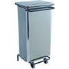 MEDIAL PATTUMIERA CONTENITORE BIDONE C/PEDALE C/RUOTE INOX 70 LITRI MADE ITALY 6 2023