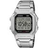 Casio Orologio CASIO W-800HD-1AVEF Acciaio Digitale Vintage Chrono Alarm Sub 100mt