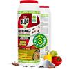 Albagarden - Veleno per Formiche per Orto, Insetticida Giardino e Prato - Anti Formiche Scarafaggi Grillotalpa Pulci Zecche, Doppio Uso Polvere o Spray, Cipermetrina - Antiformiche