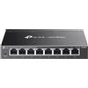 TP-LINK SWITCH 8P LAN Gigabit TP-LINK ES208G Easy Managed - cust.in acciaio x desktop (i