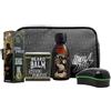 HEY JOE! - Kit Di Sopravvivenza Per Barbuti Deluxe N. 6 - Kit Per La Cura Della Barba Da Uomo - Balsamo, Olio, Shampoo, Spazzola E Borsa Da Toilette Per Barbe Sane