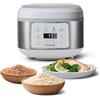 Panasonic SR-DA152WXE Cuociriso Automatica con Vapore, 1,5 litri (8 porzioni), Fuzzy Logic, Indicazione Livello Acqua, Senza BPA, Mantenimento in Caldo, Avvio Ritardato, Bianco
