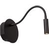 LUCIDE JOLIJN - Lampada da letto ricaricabile/lampada da parete - batteria - Ø 11 cm - LED - 1x2W 3000K - Magnetico - Nero