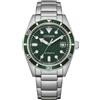 CITIZEN OROLOGIO SUB DA UOMO ACCIAIO Automatico FONDELLO A VISTA NJ0220-52X