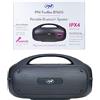 PNI FunBox BT600 altoparlante portatile, con Bluetooth, 65W, lettore MP3, lettore di schede, USB, microfono wireless, batteria 4400mAh, IPX4