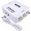 OcioDual Adattatore HDMI RCA Adattatore Scart HDMI per TV Convertitore HDMI to VGA Presa
