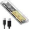 Unnderwiss Case ssd M 2 nvme ssd usb case nvme adattatore ssd m2 nvme usb lettore hard disk