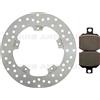 BREMBO Disco Freno Posteriore BREMBO + Pastiglie CC PER PIAGGIO BEVERLY 500 2002>2004