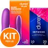 Durex Kit Durex Delight Mini Stimolatore + Intense Orgasmic Gel Lubrificante