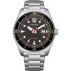 CITIZEN ECO-DRIVE MARINE OROLOGIO SUB DA UOMO SOLOTEMPO IN ACCIAIO AW1888-53E