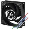 ARCTIC Ventola ARCTIC P8 Silent 80mm 3 Pin 1600RPM Silenziosa Nera