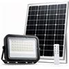 Faro Faretto LED Solare Esterno 50 200 300 w Pannello Fotovoltaico Impermeabile