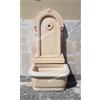 MONDO ARTISTICA Fontana Da Esterno A Parete In Cemento Marmo Con Vasca Arredo Giardino Classico