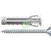 UTENSILERIA 1CF TASSELLO NYLON SX PLUS S FISCHER VITE TSP CAVA PZ SX 5X25 S CF=PZ 100: