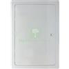 UTENSILERIA 1PZ SPORTELLO CONTATORE GAS ACQUA ABS BIANCO CM 40X60 CHIUSURE 2:
