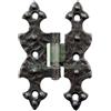 UTENSILERIA 10PZ CERNIERA A BANDELLA DOPPIO T PIANA F.BATTUTO NERO SFUMATO MM 70X45: