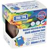 UTENSILERIA 4PZ NASTRO ADESIVO TELATO 200 TPA EUROCEL MARRONE MM 38 ML 2,7: