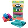 ARIX | Microfibre Panni Multiuso, 6 Morbidi Panni 30x30cm, Antibatterici, R vSl1