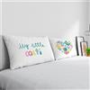 Italian Bed Linen Coppia Federe 100% Cotone Stampa Digitale, PR-40 D4n0