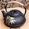 TEA SOUL Teiera in ghisa Nera Decorata 600 ml