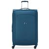 DELSEY VALIGIA TROLLEY 4 DOPPIE RUOTE ESPANDIBILE 83 CM RICICLATO, Blu Chiaro