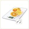 LITTLE BALANCE 8545 Slim Orange USB-R, Bilancia da cucina senza batteria, ricaricabile USB, riparabile, 5 kg, arancione
