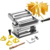 Macchina per La Pasta Manuale Con Stendipasta - Macchina per Pasta in Acciaio In