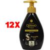 Dermomed 12 X Dermomed Crema Di Sapone Liquido Mani Olio Di Argan Dispenser 300 Ml