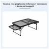 Tavolo a Retavolo Pieghevole Multifunozionale Tavolino a Valigetta Regoad