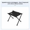 Sgabello Pieghevole con Telaio a X Durevole Sedile Portatile per Picnic, Caccia