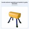 Cavallina da Ginnastica per Bambini Robusto e Durevole per Scuola, Casa,