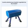 Cavallina da Ginnastica per Bambini Robusto e Durevole per Scuola, Casa,