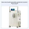 Trolley da Cabina Multifunozione Grande Capacità Valigia Rigida con 4 Ruote