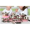 20Pcs Piccolo Chef Stoviglie Pentole Pentole e Padelle Set Bambini Strumento