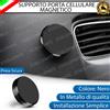 ESL PORTA CELLULARE IN METALLO NERO MAGNETICO PORTACELLULARE PER FIAT FIAT 500