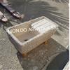 MONDO ARTISTICA Lavandino Lavabo Vasca Da Esterno L. 80x40 Cm In Cemento Per Cucina Giardino