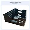 Contenitore da Cabina Aerea Con Rotelle Carrello Portavivande Multiuso per