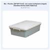 Contenitore per Letto con Ruote Coperchio a Doppia Apertura per Familoe, Adulti