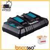 MAKITA CARICATORE ORIGINALE RAPIDO 18V DOPPIA SLOT CARICABATTERIE DC18RD