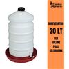 Abbeveratoio per galline ovaiole polli pulcini serbatoio acqua 20 lt litri