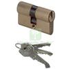 UTENSILERIA 1PZ CILINDRO SAGOMATO 0G300 HAND CISA OTTONE CHIAVI 3 CAMMA DIN MM 100 40+60: