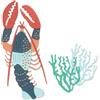 Sizzix Thinlits, set di fustelle Ocean Critters, multicolore, taglia unica
