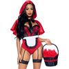 Leg Avenue Naughty Miss Red Costume di Carnevale, Taglia L