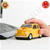 CAMSHOP.JP Mouse wireless FIAT NUOVA 500 giallo CAMSHOP 430056 con licenza ufficiale